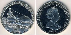 1 Krone Tristan da Cunha Kupfer/Nickel Elizabeth II (1926-2022)