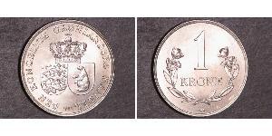 1 Krone Groenlandia (1721 - ) Níquel/Cobre 