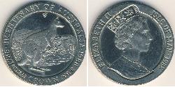 1 Krone Isla de Man Níquel/Cobre Isabel II (1926-2022)