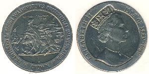 1 Krone Isla de Man Níquel/Cobre Isabel II (1926-2022)