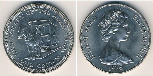 1 Krone Isla de Man Níquel/Cobre Isabel II (1926-2022)