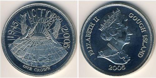 1 Krone  Níquel/Cobre Isabel II (1926-2022)