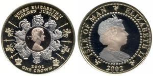 1 Krone Isla de Man Oro 
