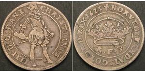 1 Krone Dinamarca Plata 