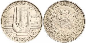 1 Krone Estonia (Republic) (1918 - ) Plata 