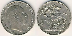 1 Krone Reino Unido Plata 