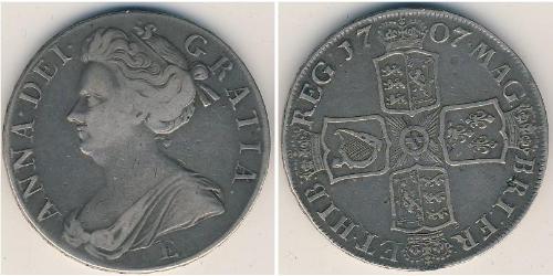 1 Krone Reino Unido Plata 