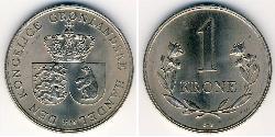 1 Krone Groenlandia (1721 - ) Rame/Nichel 