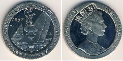 1 Krone Isola di Man Rame/Nichel Elisabetta II (1926-2022)