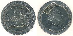 1 Krone Isola di Man Rame/Nichel Elisabetta II (1926-2022)