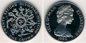 1 Krone Isola di Man Rame/Nichel 