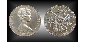 1 Krone Isola di Man Rame/Nichel 