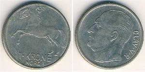1 Krone Norvegia Rame/Nichel 