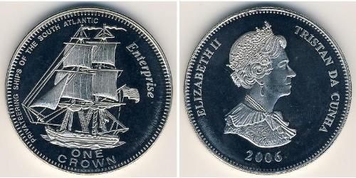 1 Krone Tristan da Cunha Rame/Nichel 