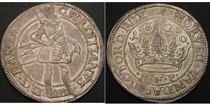1 Krone Dänemark Silber 