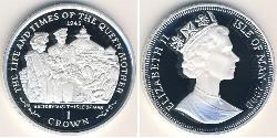 1 Krone Isle of Man Silber Elizabeth II (1926-2022)