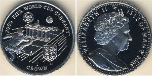1 Krone Isle of Man Silber Elizabeth II (1926-2022)