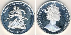 1 Krone Isle of Man Silber 