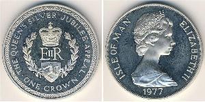 1 Krone Isle of Man Silber 