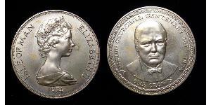 1 Krone Isle of Man Silber Elizabeth II (1926-2022)