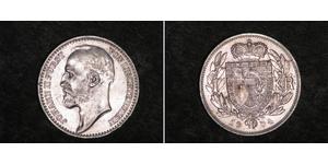 1 Krone Liechtenstein (1719 - ) Silber Johann II, Prince of Liechtenstein (1840-1929)