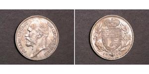 1 Krone Liechtenstein (1719 - ) Silber Johann II, Prince of Liechtenstein (1840-1929)