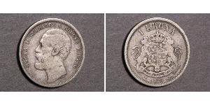 1 Krone Schweden Silber Oskar II. (Schweden) (1829-1907)
