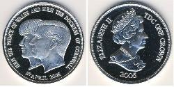 1 Krone Tristan da Cunha Silber Elizabeth II (1926-2022)