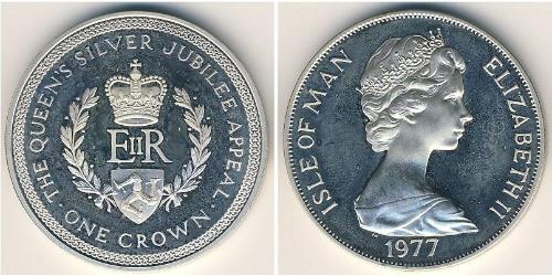 1 Krone Isle of Man Silver 