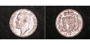 1 Krone Liechtenstein (1719 - ) Silver Johann II, Prince of Liechtenstein (1840-1929)
