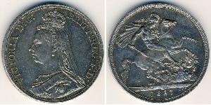 1 Krone United Kingdom Silver 