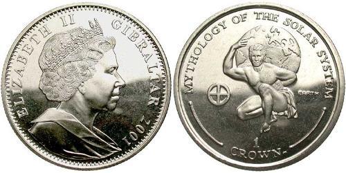 1 Krone Gibraltar (1704 - )  