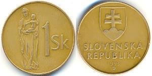 1 Krone Slovakia (1993 - )  