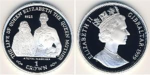 1 Krone Gibraltar (1704 - ) 銀 