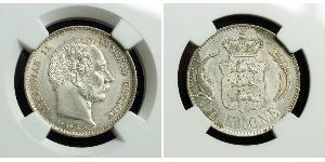 1 Krone 丹麦 銀 克里斯蒂安九世 (1818-1906)