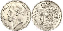 1 Krone 列支敦斯登 (1719 - ) 銀 Johann II, Prince of Liechtenstein (1840-1929)