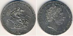 1 Krone 英国 銀 