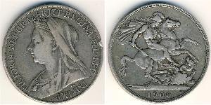 1 Krone 英国 銀 