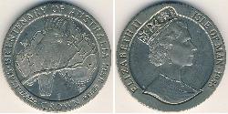 1 Krone 曼島 镍/銅 伊丽莎白二世 (1926-2022)