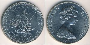 1 Krone 曼島 銅/镍 