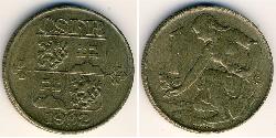 1 Krone Czechoslovakia (1918-1992) 青铜 