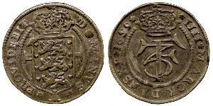 1 Krone / 4 Mark Danimarca Argento Federico III di Danimarca (1609 -1670)
