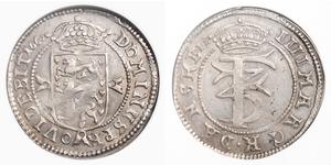 1 Krone / 4 Mark Dänemark Silber Friedrich III. (Dänemark und Norwegen) (1609 -1670)