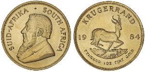 1 Krugerrand Afrique du Sud (1910 - ) Or Paul Kruger (1825 - 1904)