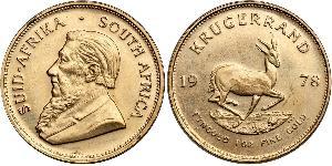 1 Krugerrand Південно-Африканська Республіка (1910 - ) Золото Поль Крюгер (1825 - 1904)