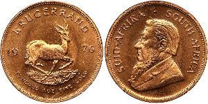 1 Krugerrand Південно-Африканська Республіка (1910 - ) Золото Поль Крюгер (1825 - 1904)