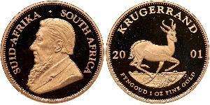 1 Krugerrand Південно-Африканська Республіка (1910 - ) Золото Поль Крюгер (1825 - 1904)