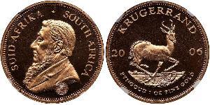 1 Krugerrand Південно-Африканська Республіка (1910 - ) Золото Поль Крюгер (1825 - 1904)