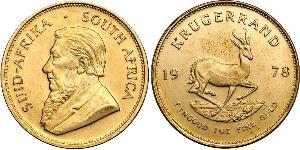 1 Krugerrand Південно-Африканська Республіка (1910 - ) Золото Поль Крюгер (1825 - 1904)