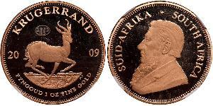 1 Krugerrand 南非 (1910 - ) 金 保罗·克留格尔 (1825 - 1904)